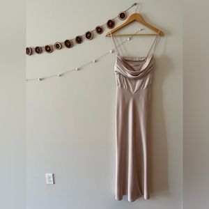 Princess Polly cowl neck dress, only worn once. Perfect condition.